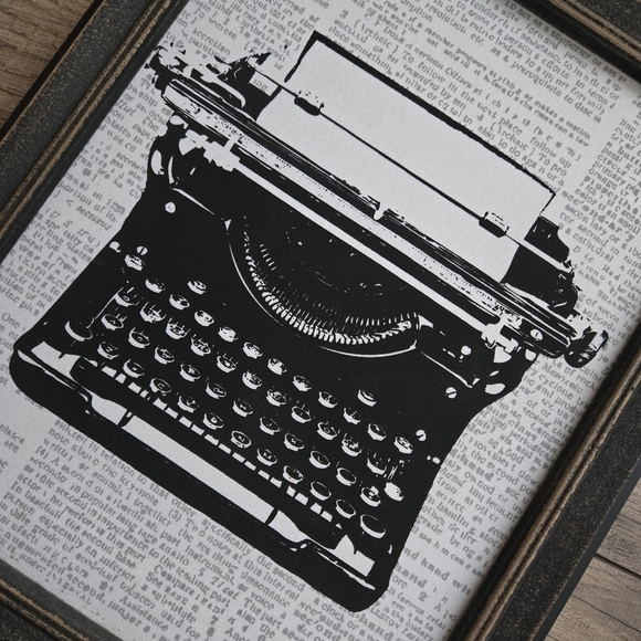 Typewriter Wall Art - Picture 2 of 4
